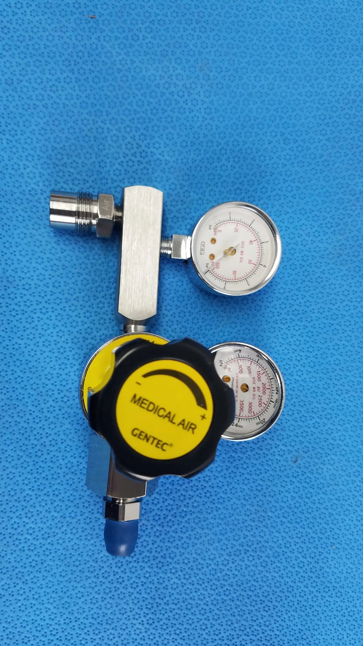 Gentec Medical Air Compressed Gas Regulator 3000Psig