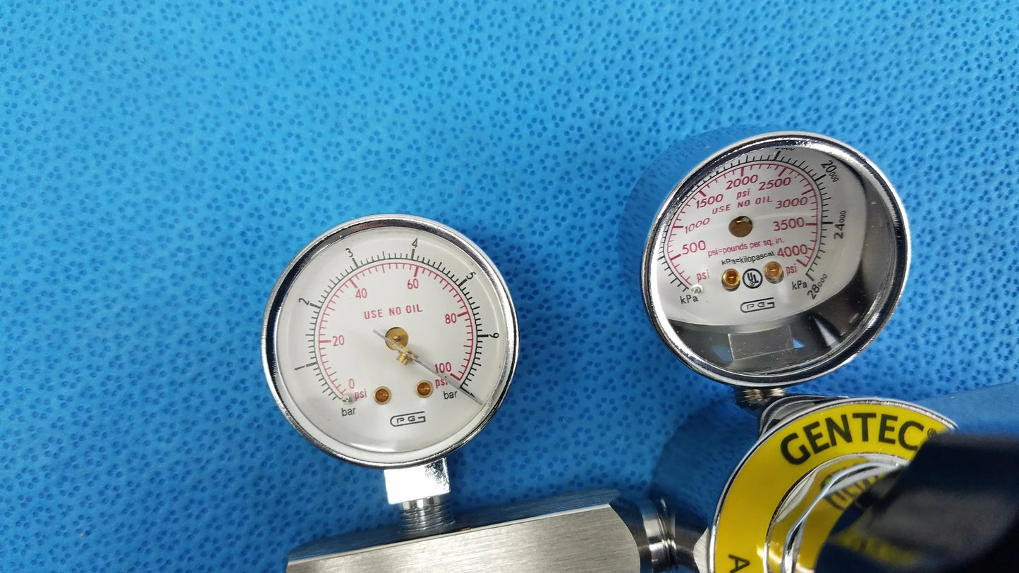 Gentec Medical Air Compressed Gas Regulator 3000Psig