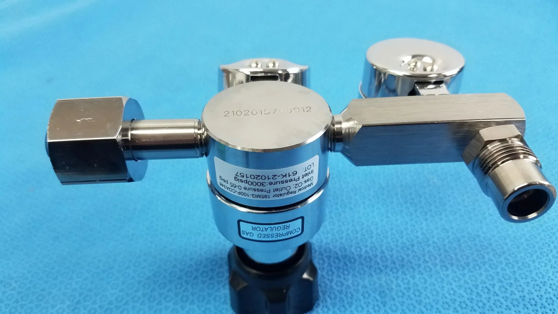 Gentec Medical Air Compressed Gas Regulator 3000Psig
