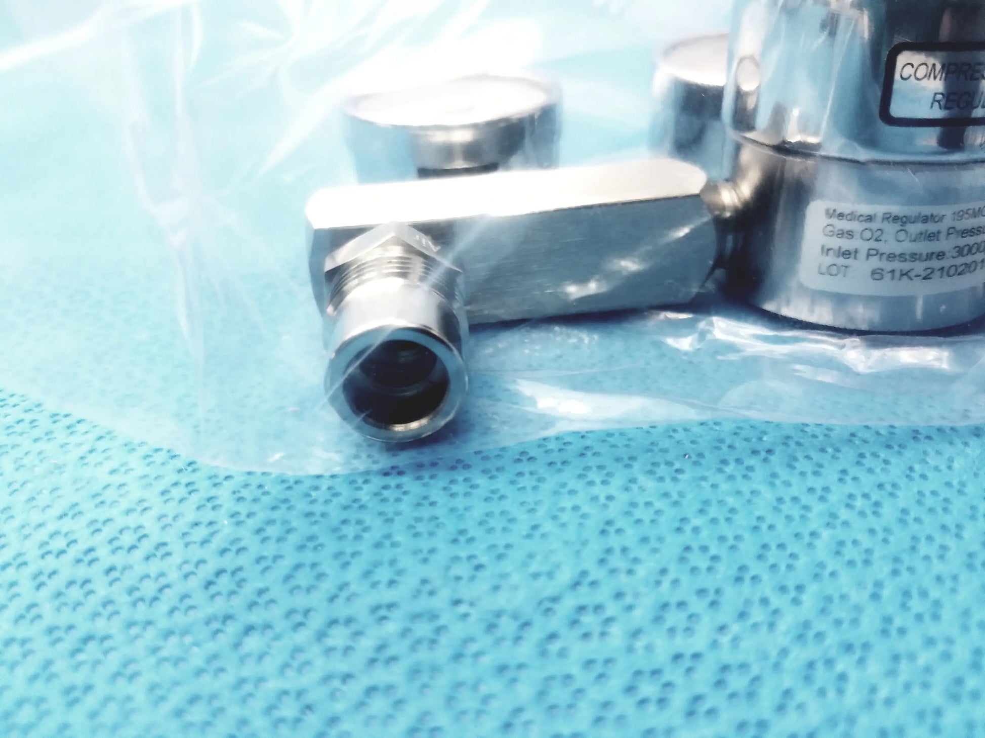 Gentec Medical Compressed Gas Regulator 3000 PSI