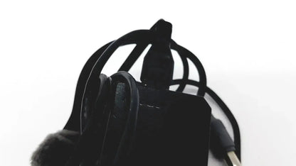 Black coiled lenovo 90w power supply with matte finish usb port and round tip 42t5000 for reliable charging