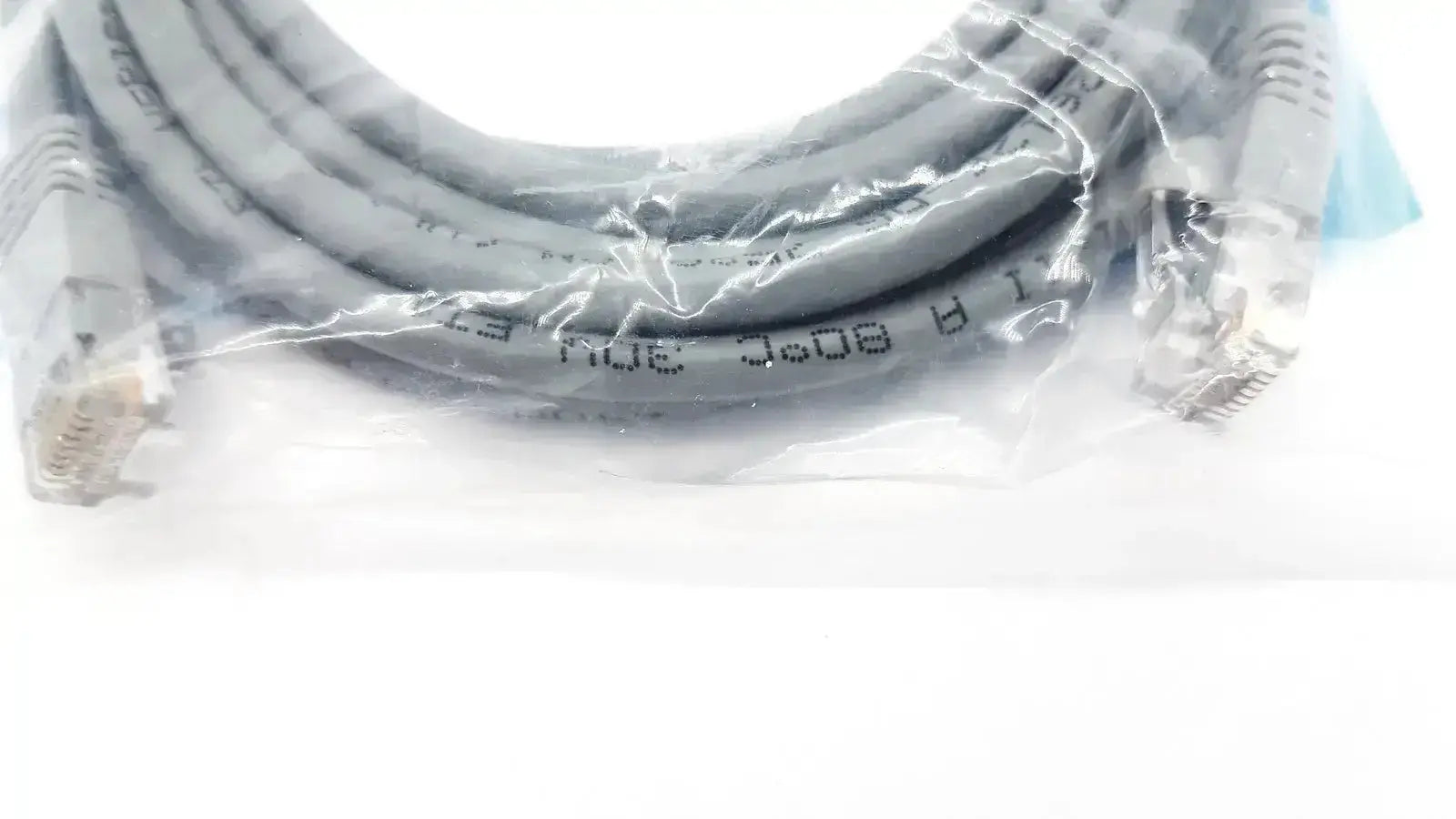 Gray cat5e molded grey ethernet cable with rj45 connectors in clear packaging by genuine cables togo