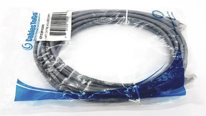 Genuine Cables ToGo cat5e molded grey ethernet cable 14 feet in clear plastic packaging with blue branding and barcode label