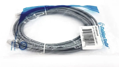 Genuine Cables ToGo cat5e molded grey ethernet cable 14 feet in clear plastic packaging with white label and blue branding