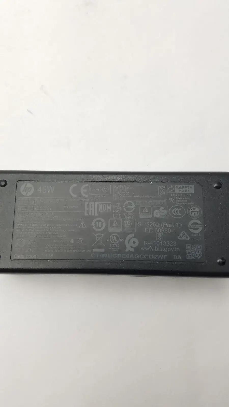 Genuine HP 45W AC Charger for Laptop TPN-CA14 - Power Adapter