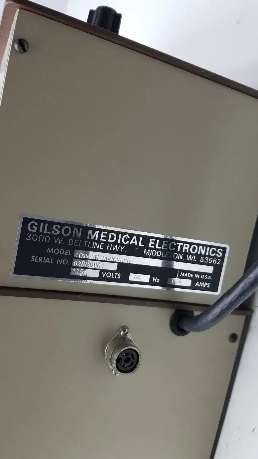 Gilson Medical Electronic ICT-2H Duograph - Recorder