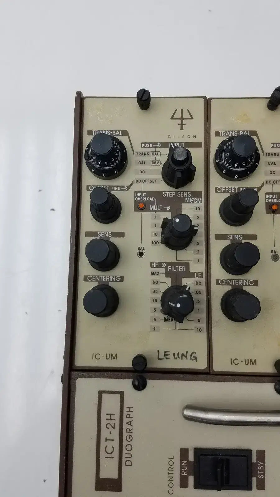 Gilson Medical Electronic ICT-2H Duograph - Recorder