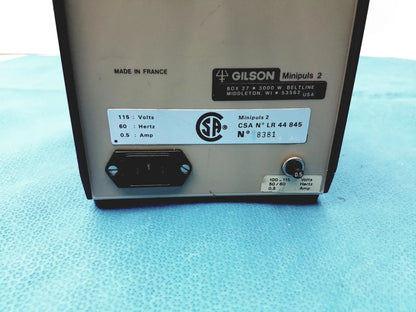 Gilson Minipuls 2 Peristaltic Pump