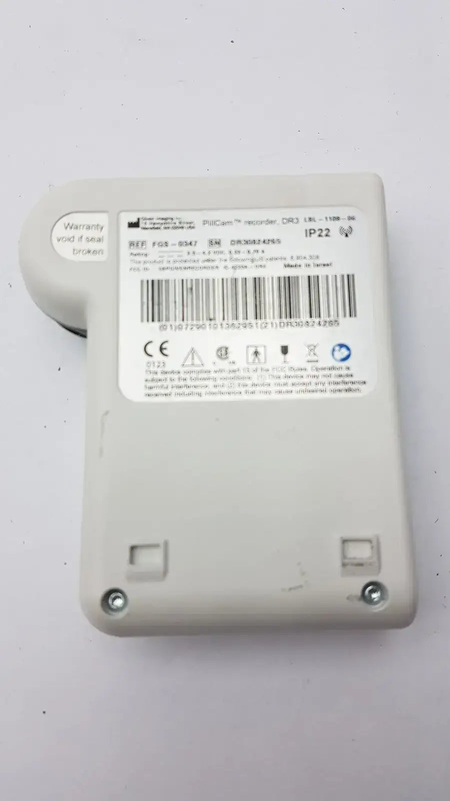 Given Imaging FGS-0347 Pillcam Data Recorder DR3 - Capsule Endoscopy