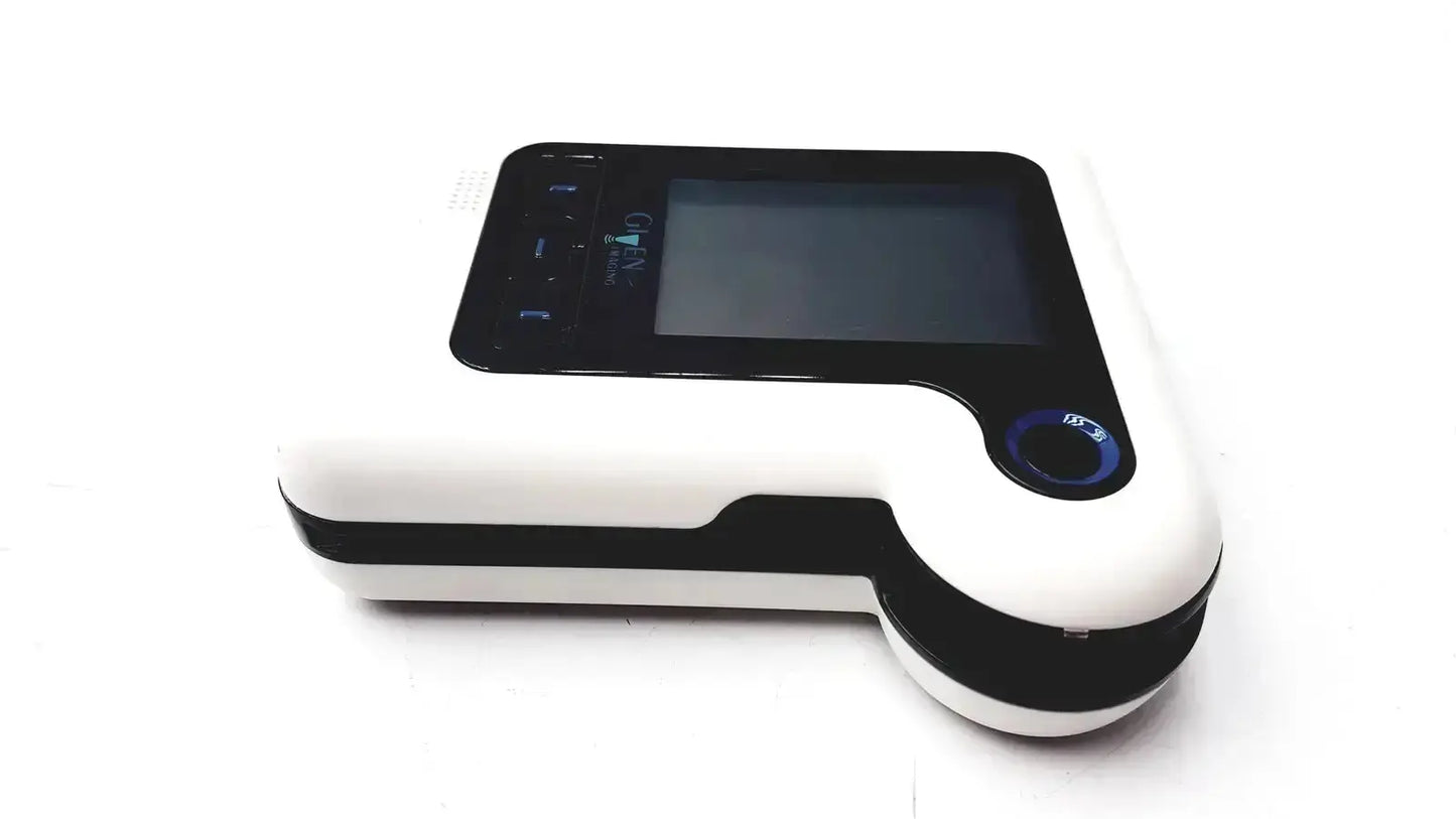 Black and white handheld given imaging pillcam recorder dr3 with touchscreen and gemini branding on the bezel
