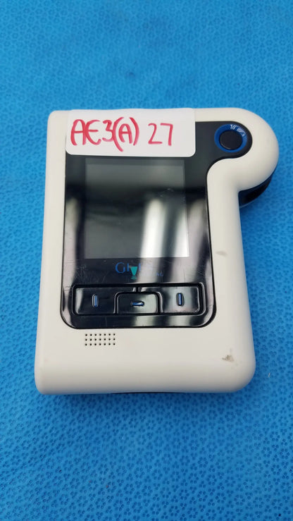 White plastic Given Imaging PillCam Recorder DR3 glucose meter with black screen and blue button for pre owned medical equipment sale