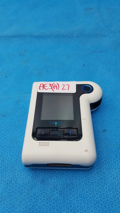 White plastic handheld given imaging pillcam recorder dr3 with small screen and black buttons for buy used medical equipment