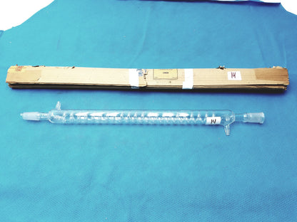 Glass 44/40 Joint Coil Graham Condenser 300mm Jacketed Laboratory - Glassware