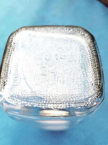 Glass Bottle with Black Cap Marked “84” – Lab Container - Laboratory