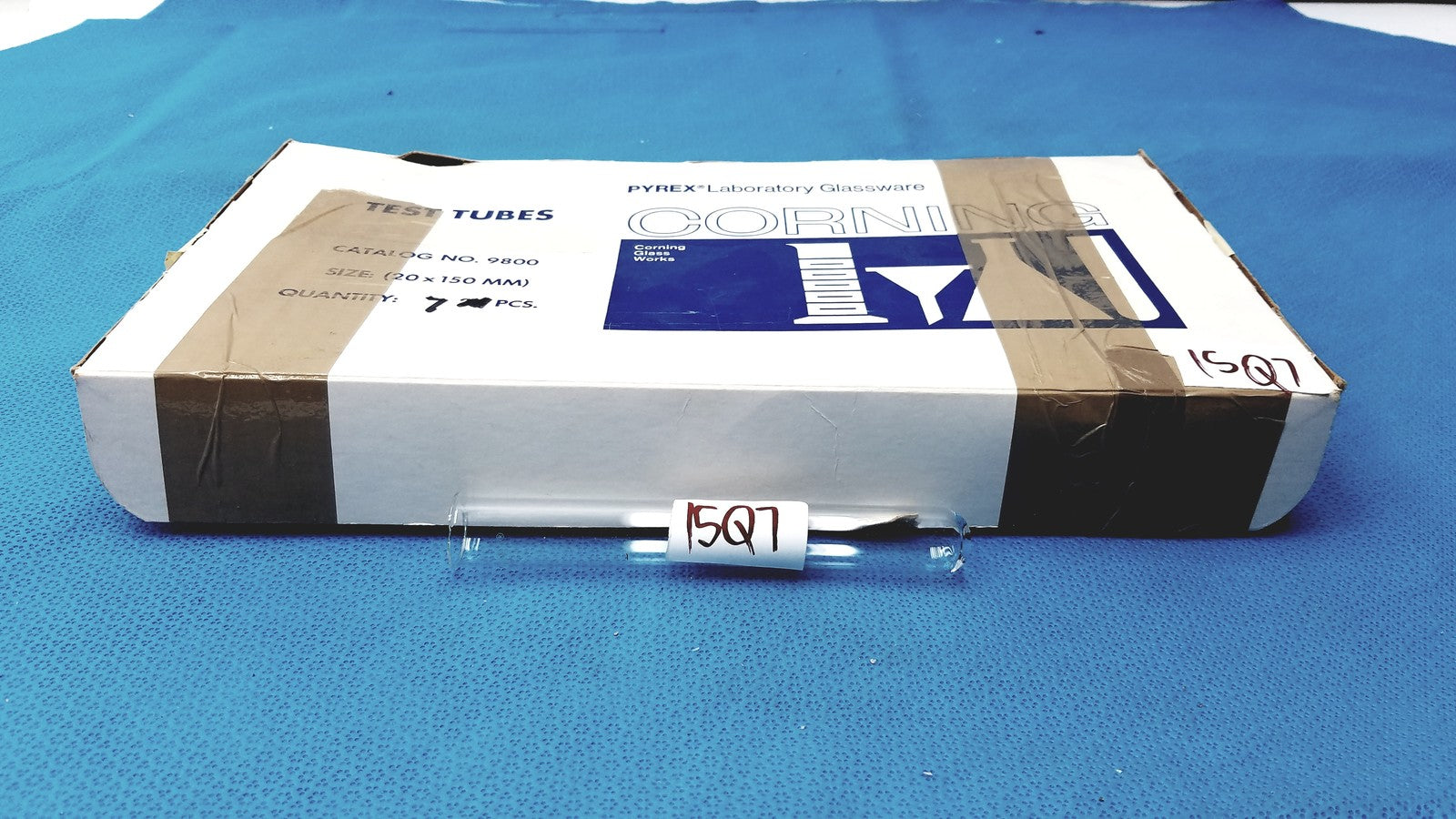 Glass Test Tube 25x150mm (55mL) – Borosilicate Lab Open Top