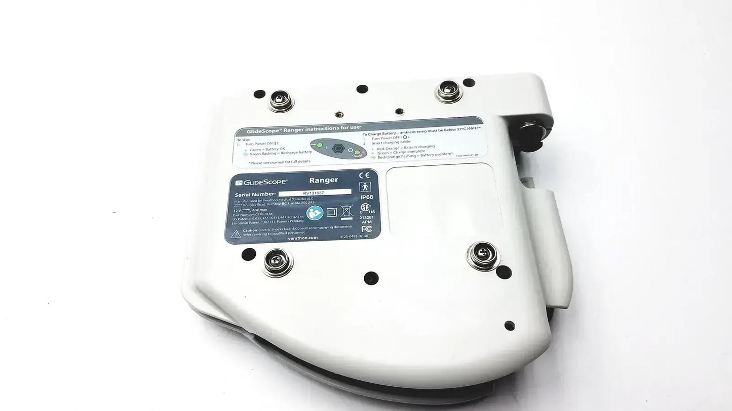 GlideScope Ranger Video Laryngoscope Serial No. RV131637 - Untested