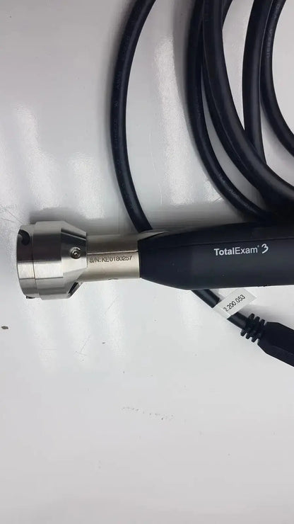 Globalmed total exam ke018257 hd 1080p camera black and silver endoscope with metallic connector for precise imaging