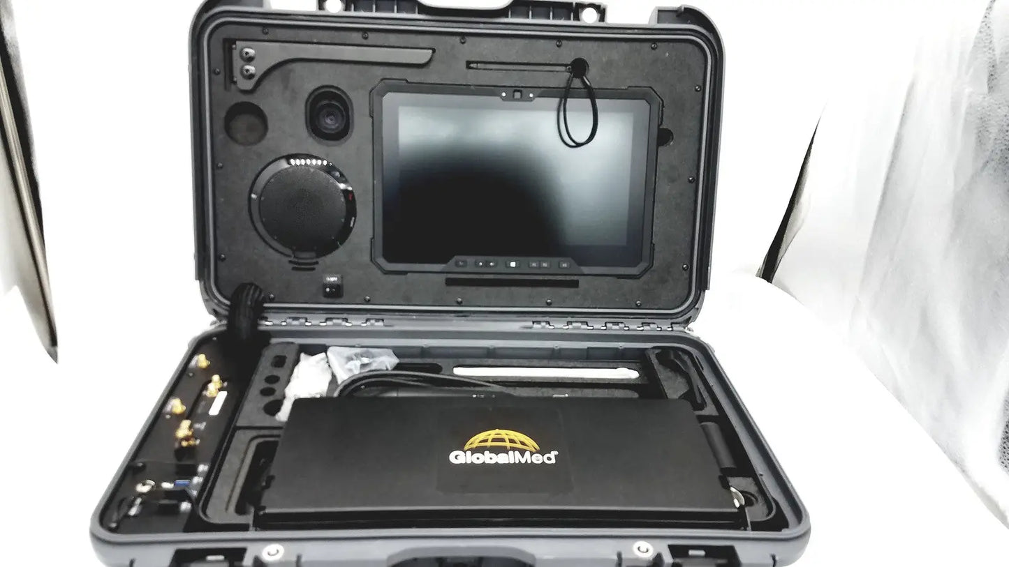 GlobalMed Transportable Exam Station &Portable Telemedicine Kit w/Hard Case
