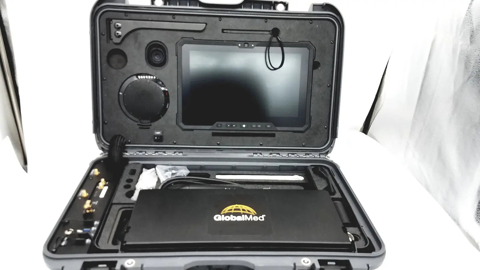 GlobalMed Transportable Exam Station &Portable Telemedicine Kit w/Hard Case