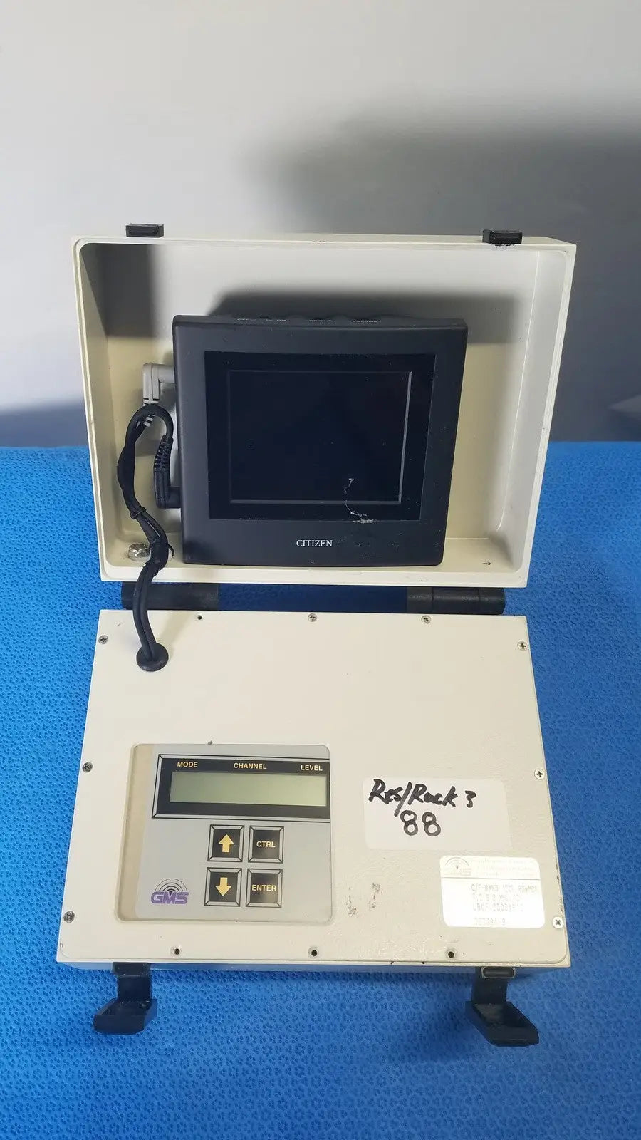 GMS General Microwave Services C/F-Band 6.2-6.8 GHz Receiver Monitor