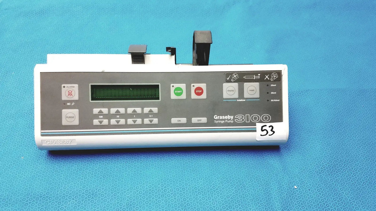 Graseby 3100 Syringe Delivery Device Clean Medical Unit