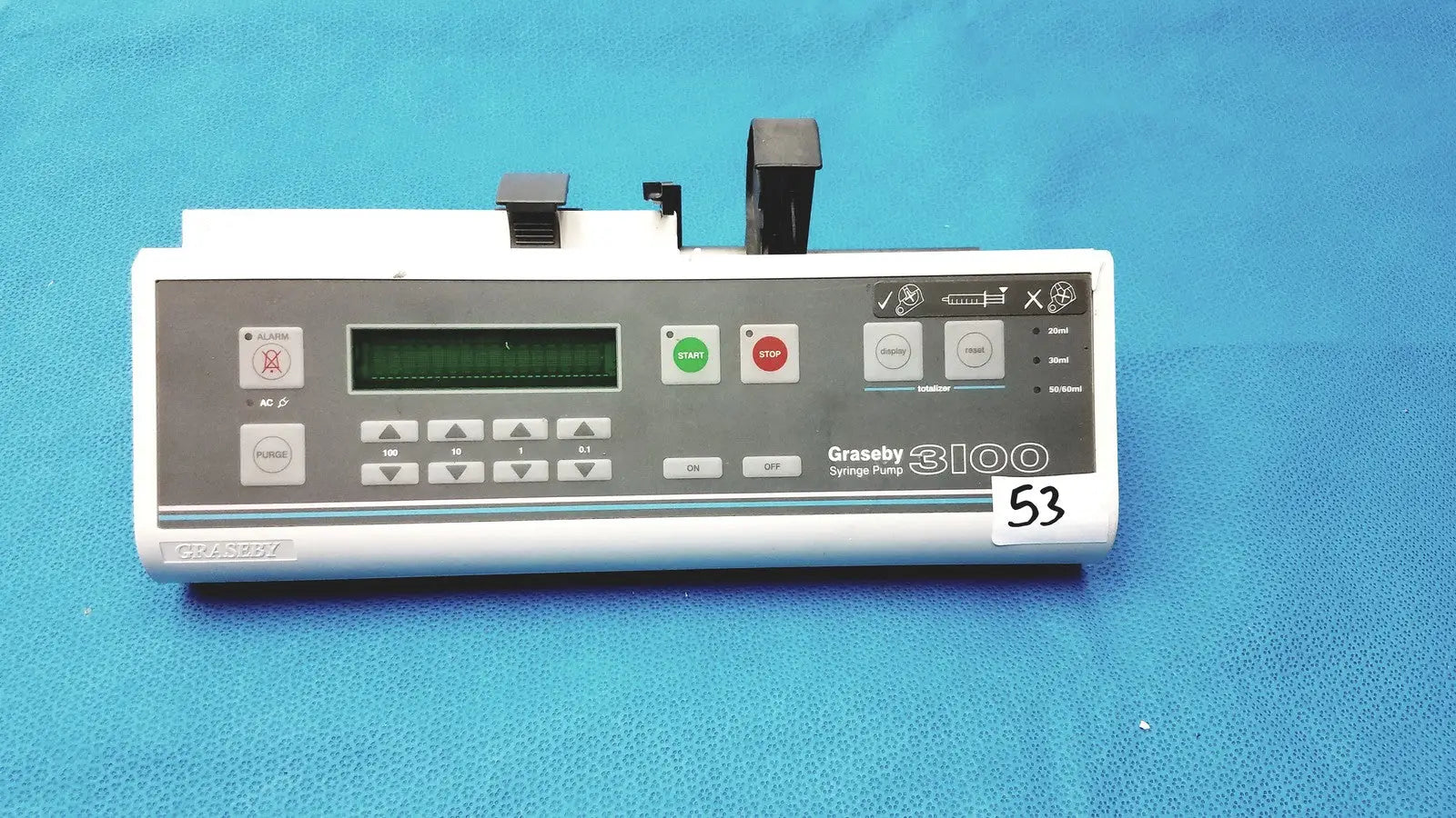 Graseby 3100 Syringe Delivery Device Clean Medical Unit