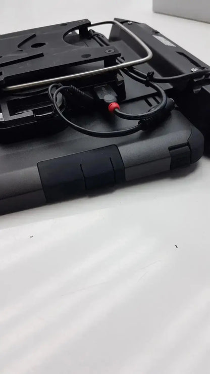 Black rugged laptop cooler with metal frame and attached cables for grid pad g-bbda2-10d used medical equipment for sale