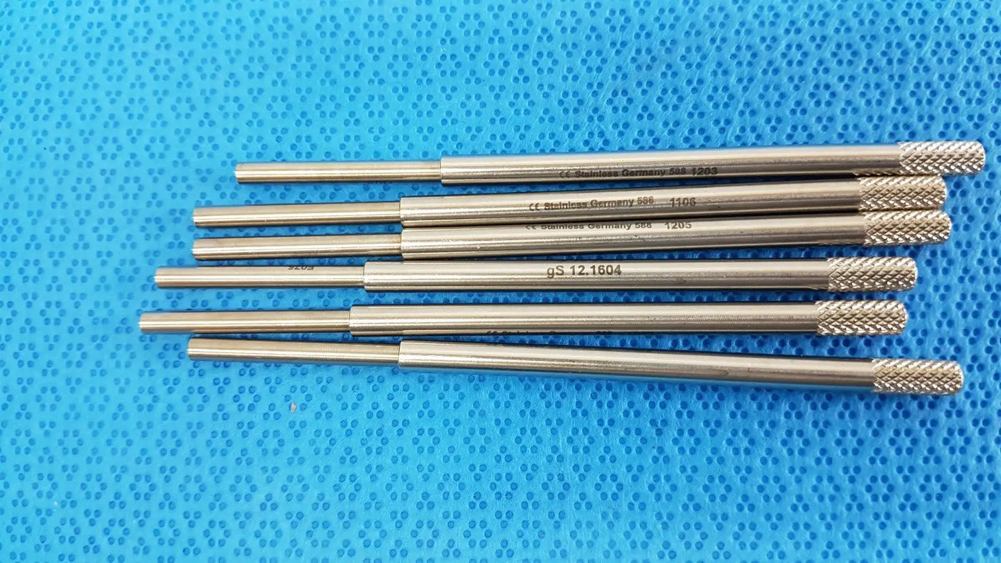 gS12.1604 Surgical Scalpel Handle – German Stainless Steel Beaver-Style Lot of 6