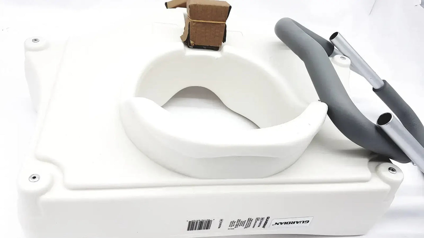 Guardian Locking Elevated Toilet Seat With Padded Arms G30270A