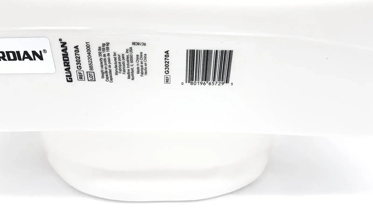 Guardian Locking Elevated Toilet Seat With Padded Arms G30270A