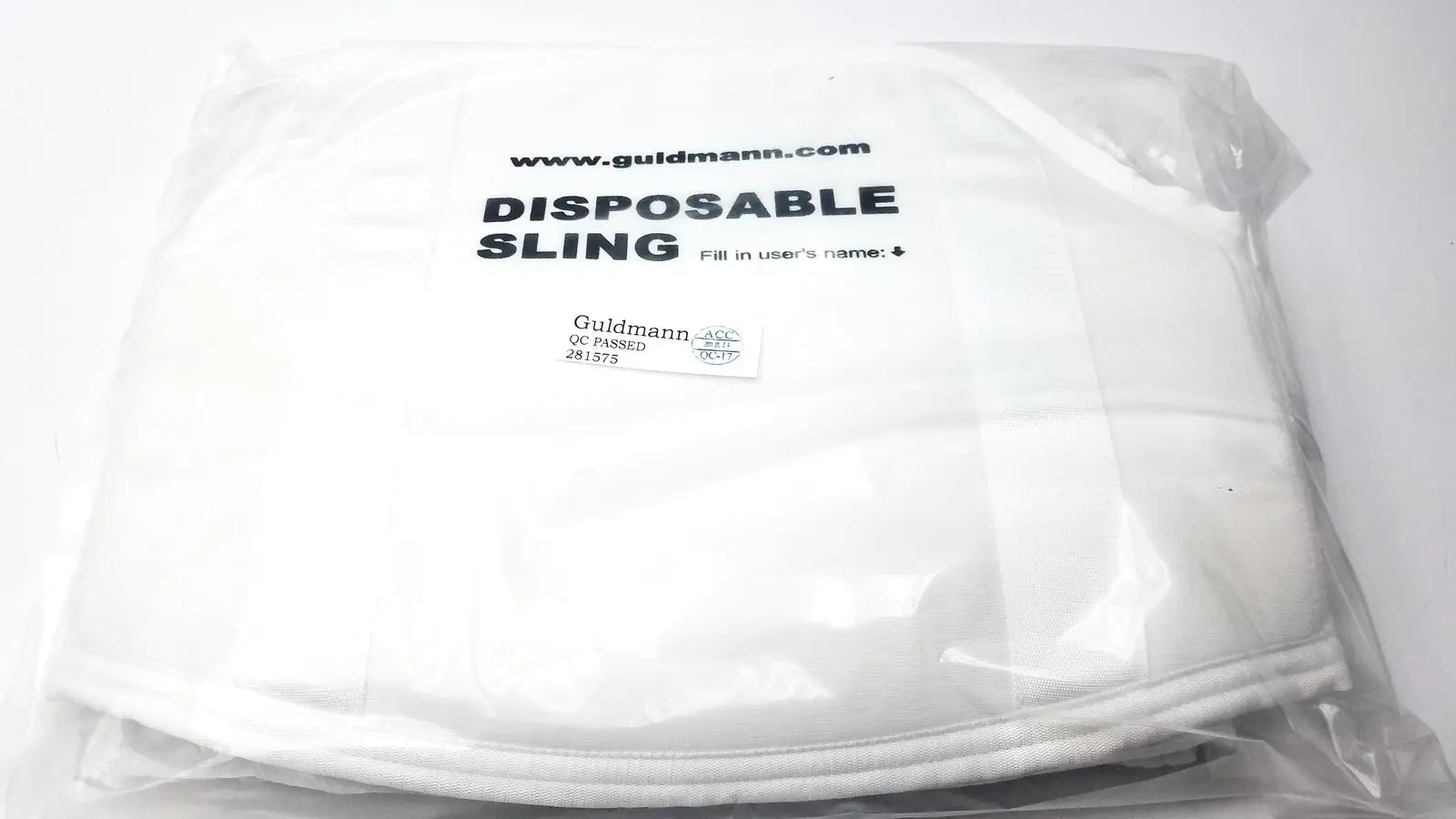 Guldmann Disposable Micro Plus Sling Max 250kg 550 lbs Size XL