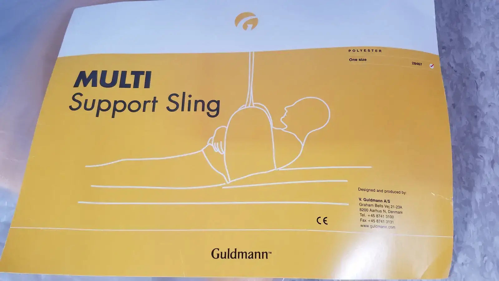 Guldmann Multi Support Sling 28467 One Size 255 kg/560 lbs - Patient Lift