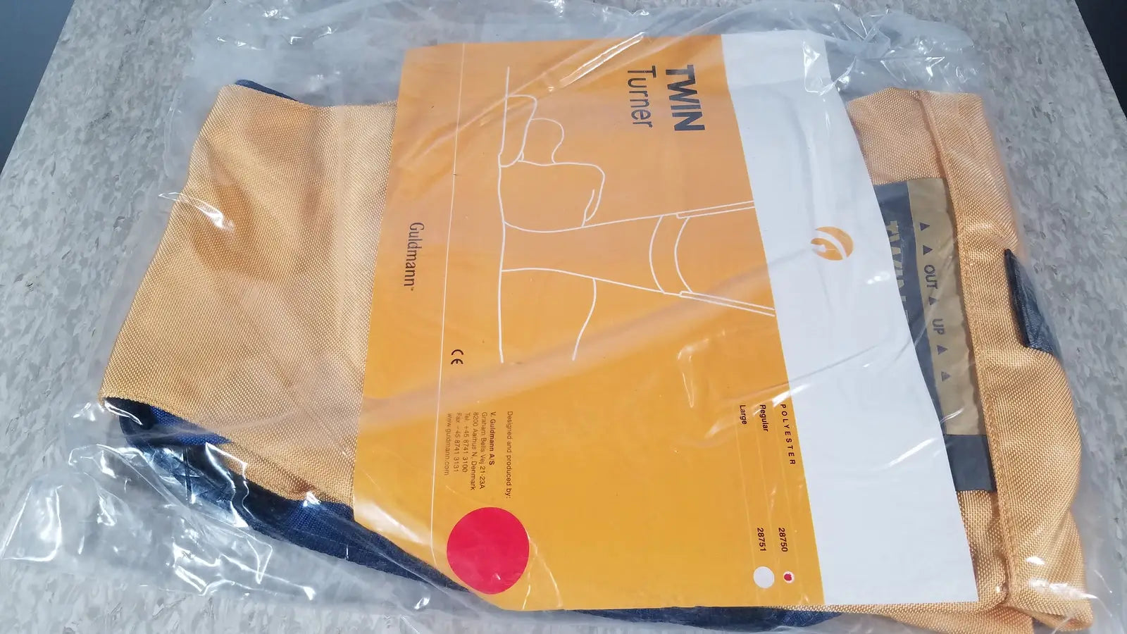 Guldmann Twin Turner 28750 Polyester Sling Max 255 kg/560 Size Regular - Turning