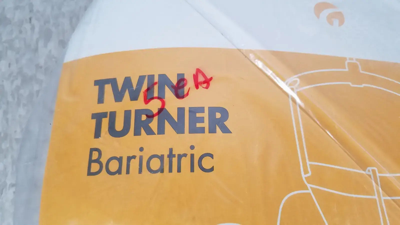 Guldmann Twin Turner Bariatric 28760 Polyester Sling One Size - Turning