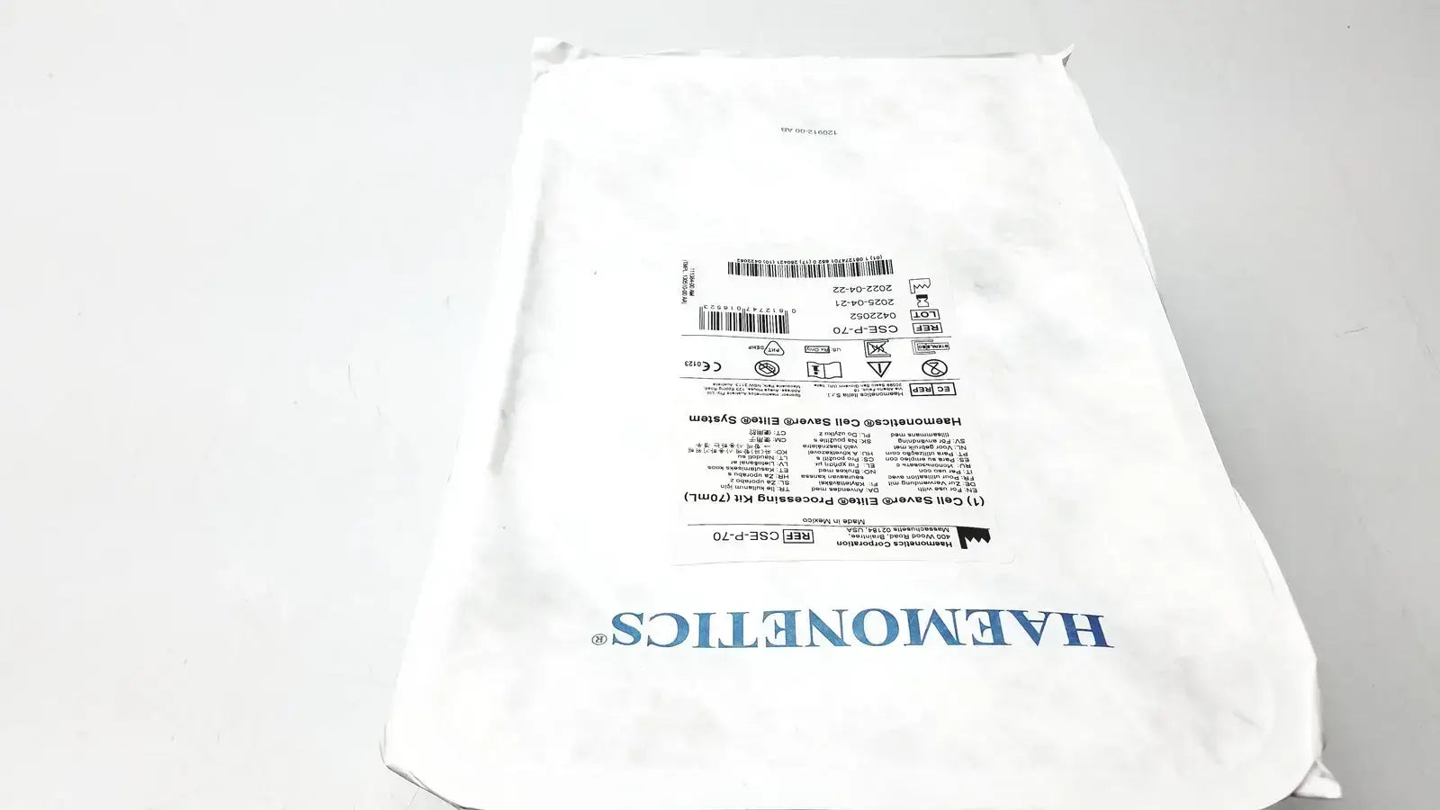 Haemonetics CSE-P-70 Cell Saver Elite Processing Kit
