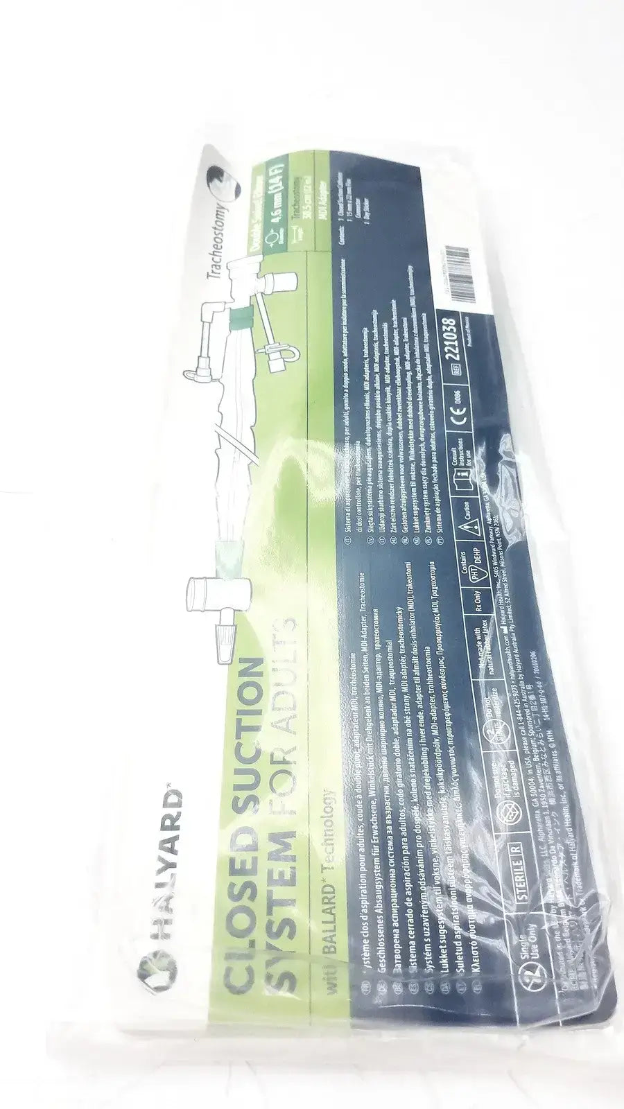 Halyard 221038 Closed Suction System For Adults