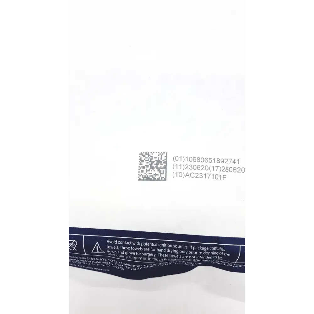 Halyard 89274 Orthoarts Shoulder Split Drape - 112in x 60in Exp. 2028 - Surgical