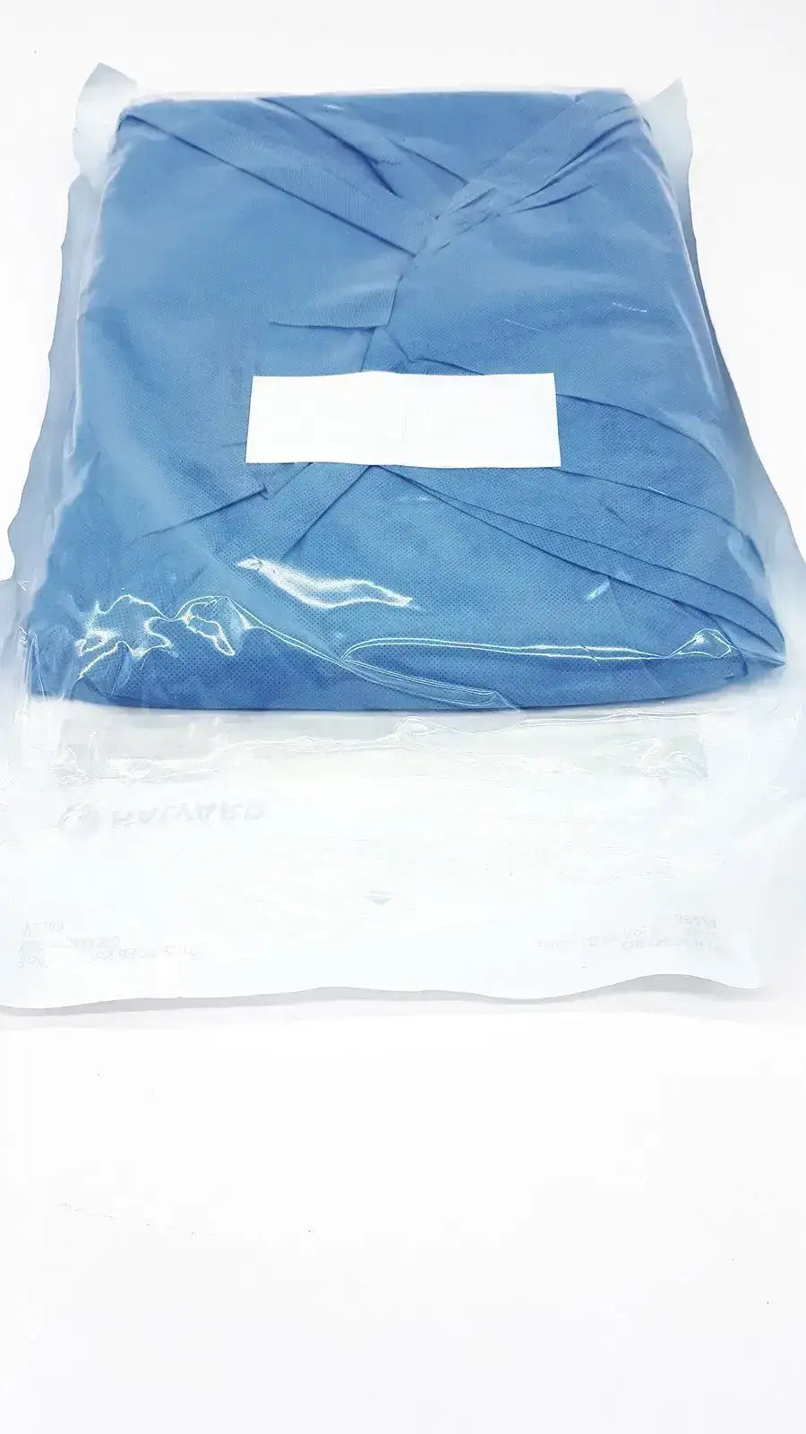 Halyard 89274 orthoarts shoulder split drape in blue surgical gown clear plastic packaging for general drapes and pre owned medical equipment sale