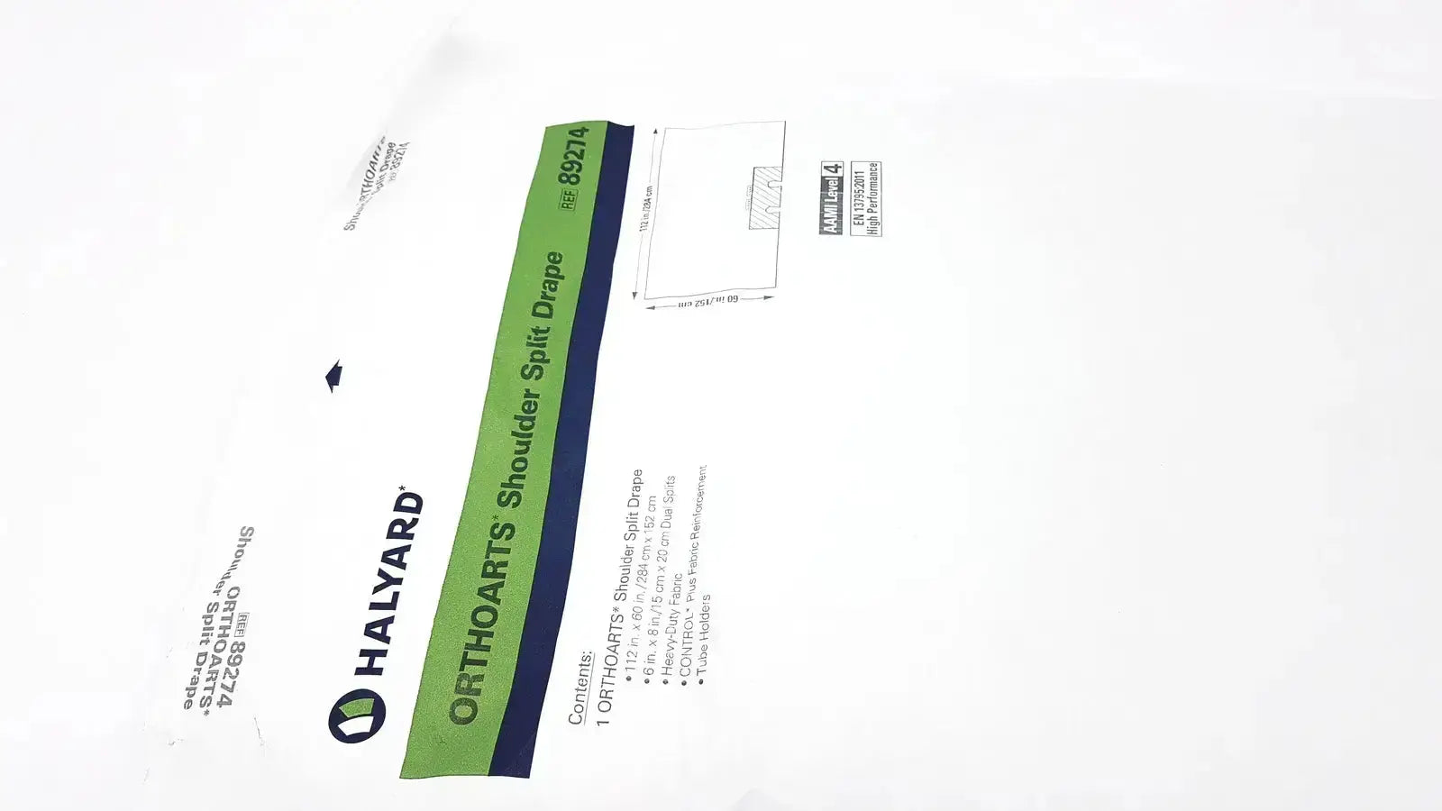 Shop a brand new general surgery drape made for shoulder procedure coverage with 112 x 60 in sizing and sterile use, Halyard Shoulder Split Drape.