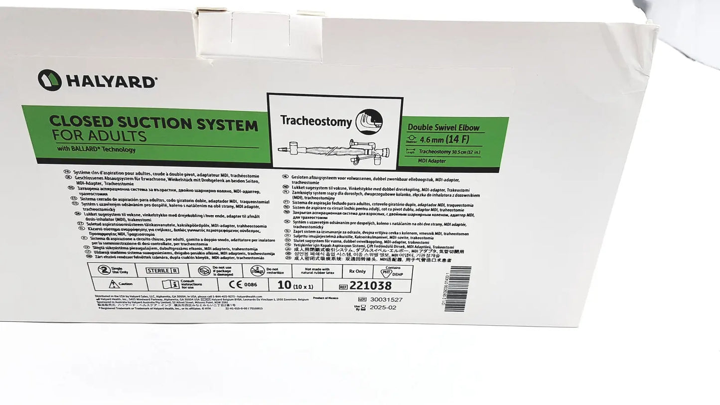 Halyard Closed Suction System For Adults Ref: 221038