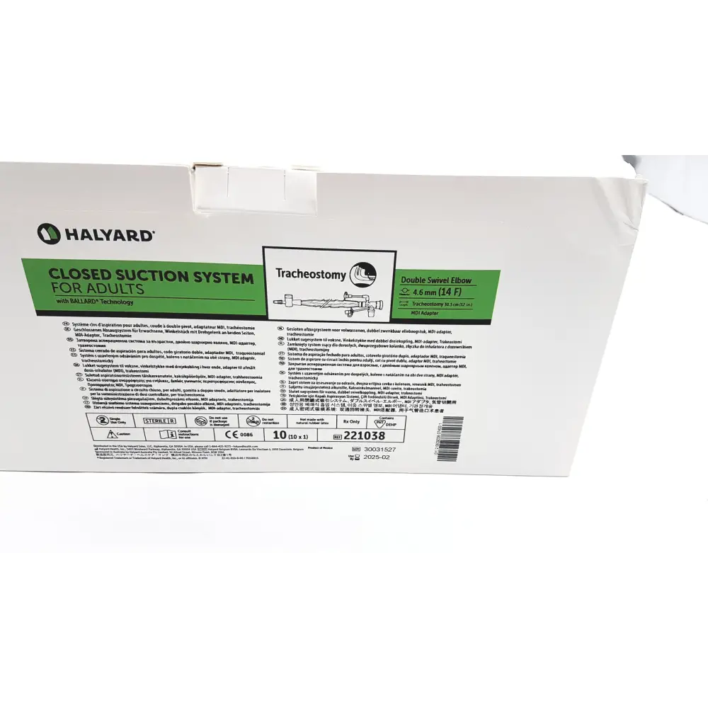 Halyard Closed Suction System for Adults Reference