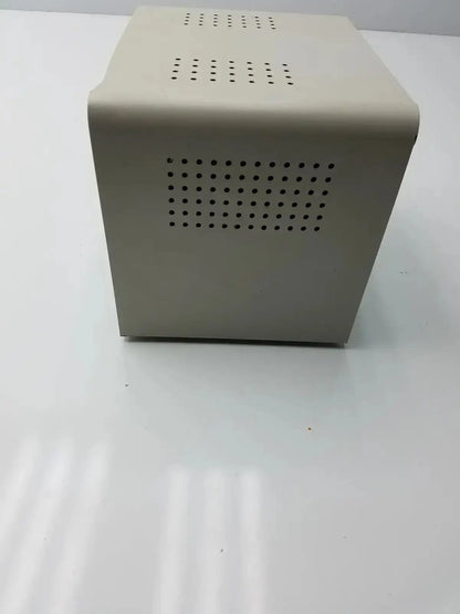 Beige rectangular harrick pdc-32g compact plasma cleaner sterilizer with perforated ventilation panels on sides for table-top use