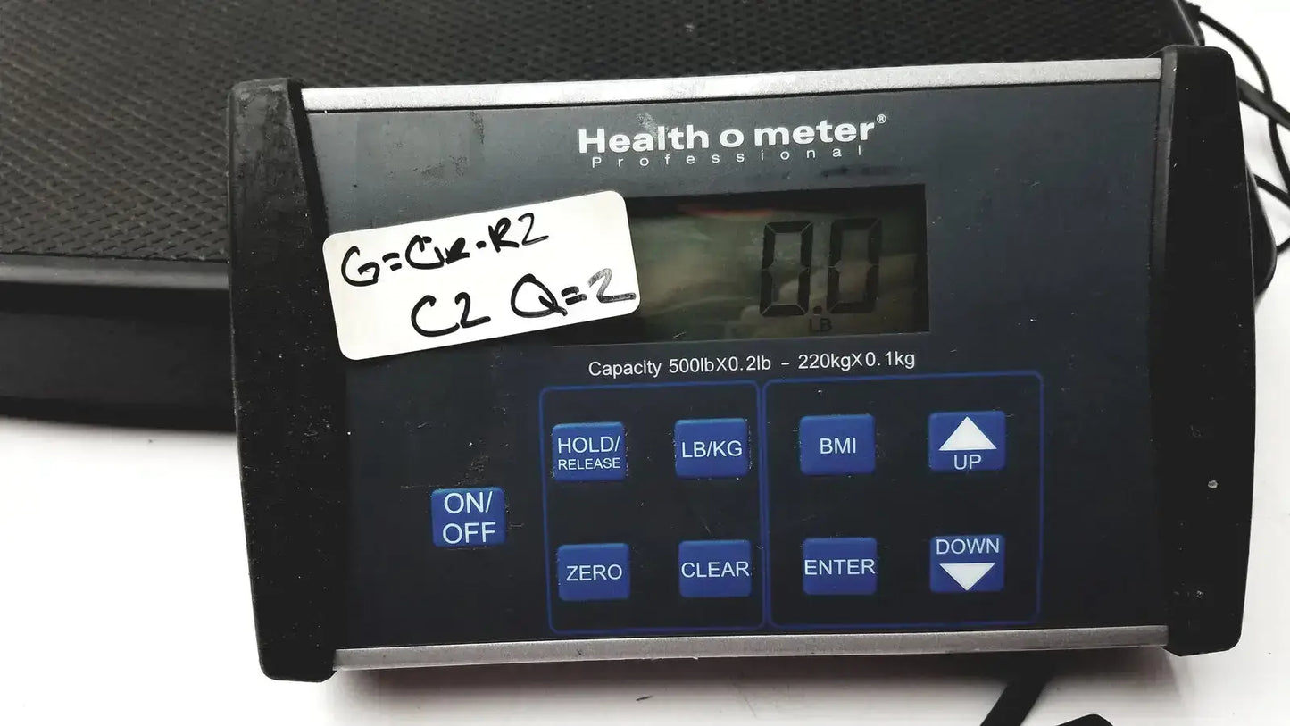 Health O Meter Professional 498KL Patient Weighing Scale Digital