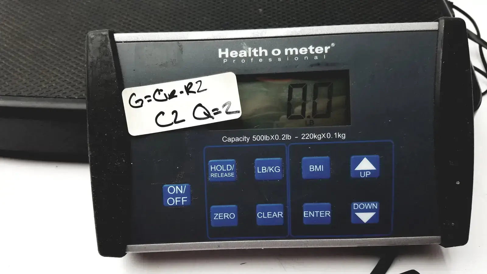Health O Meter Professional 498KL Patient Weighing Scale Digital