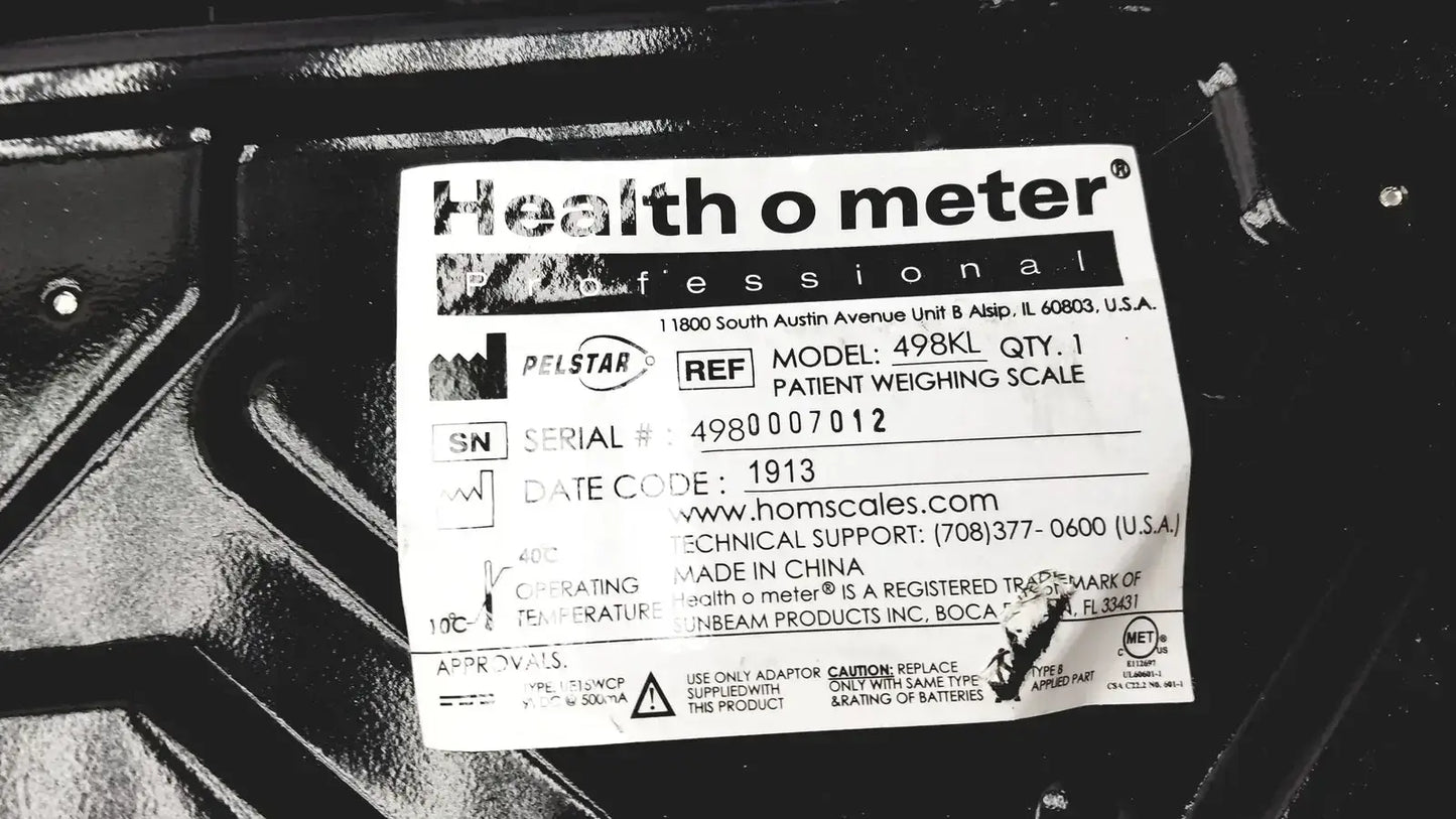 Health O Meter Professional 498KL Patient Weighing Scale Digital