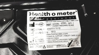 Health O Meter Professional 498KL Patient Weighing Scale Digital