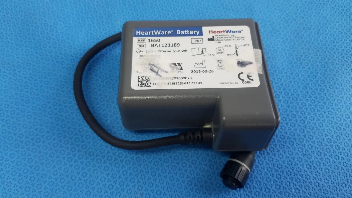 HeartWare 1650 Battery 14.8V
