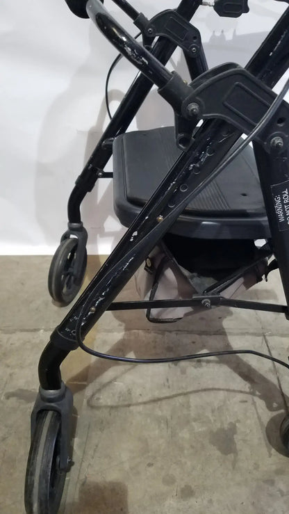 Heavy Duty Rollator Walker with Seat 4-Wheels