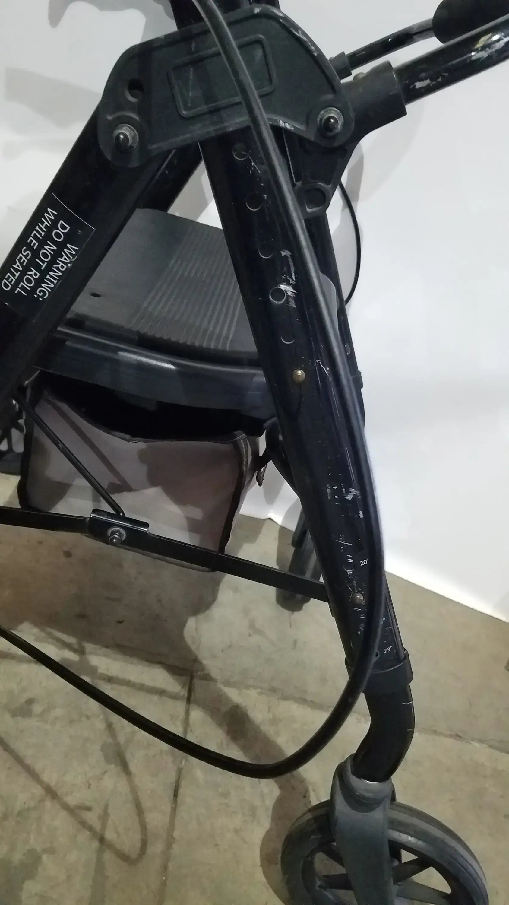 Heavy Duty Rollator Walker with Seat 4-Wheels