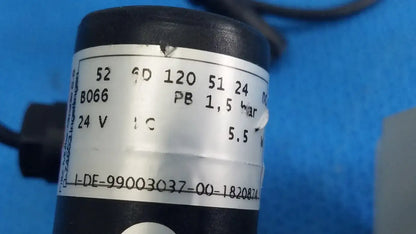 Heidolph Vacuum Valve with GEMU 24V PTFE Tubing